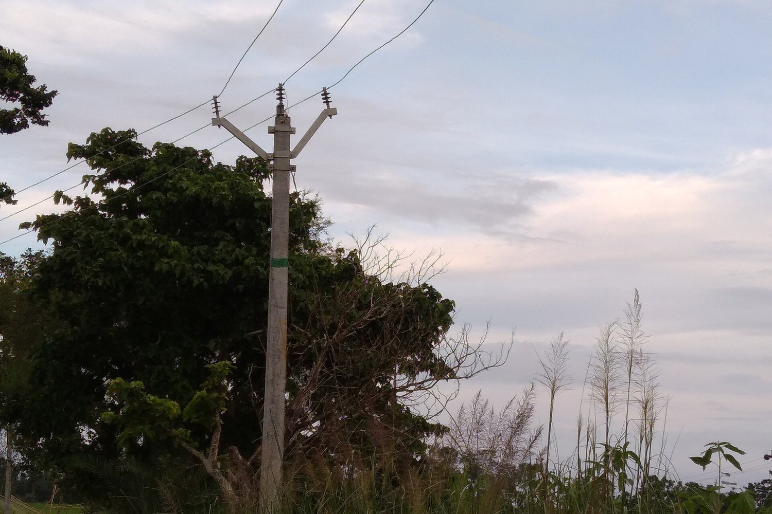 Electricity transmission towers
