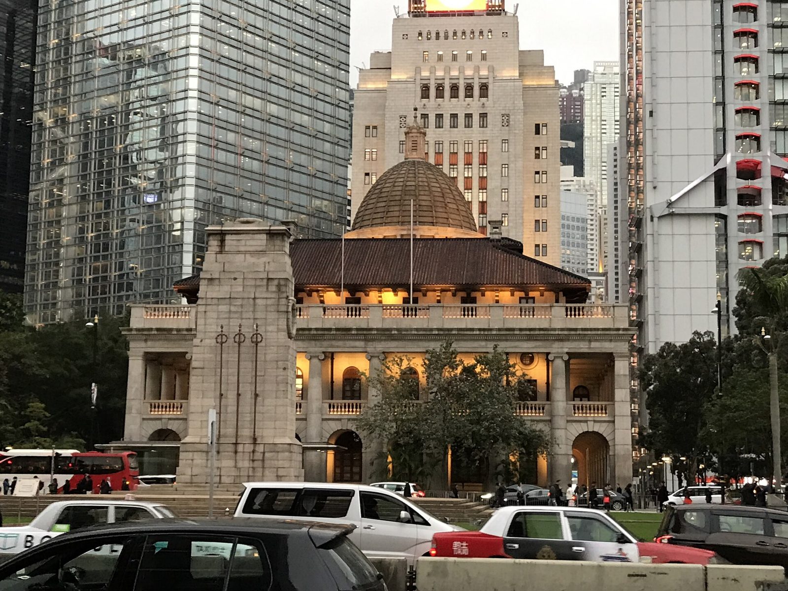 The Court of Final Appeal building in Hong Kong's Central district