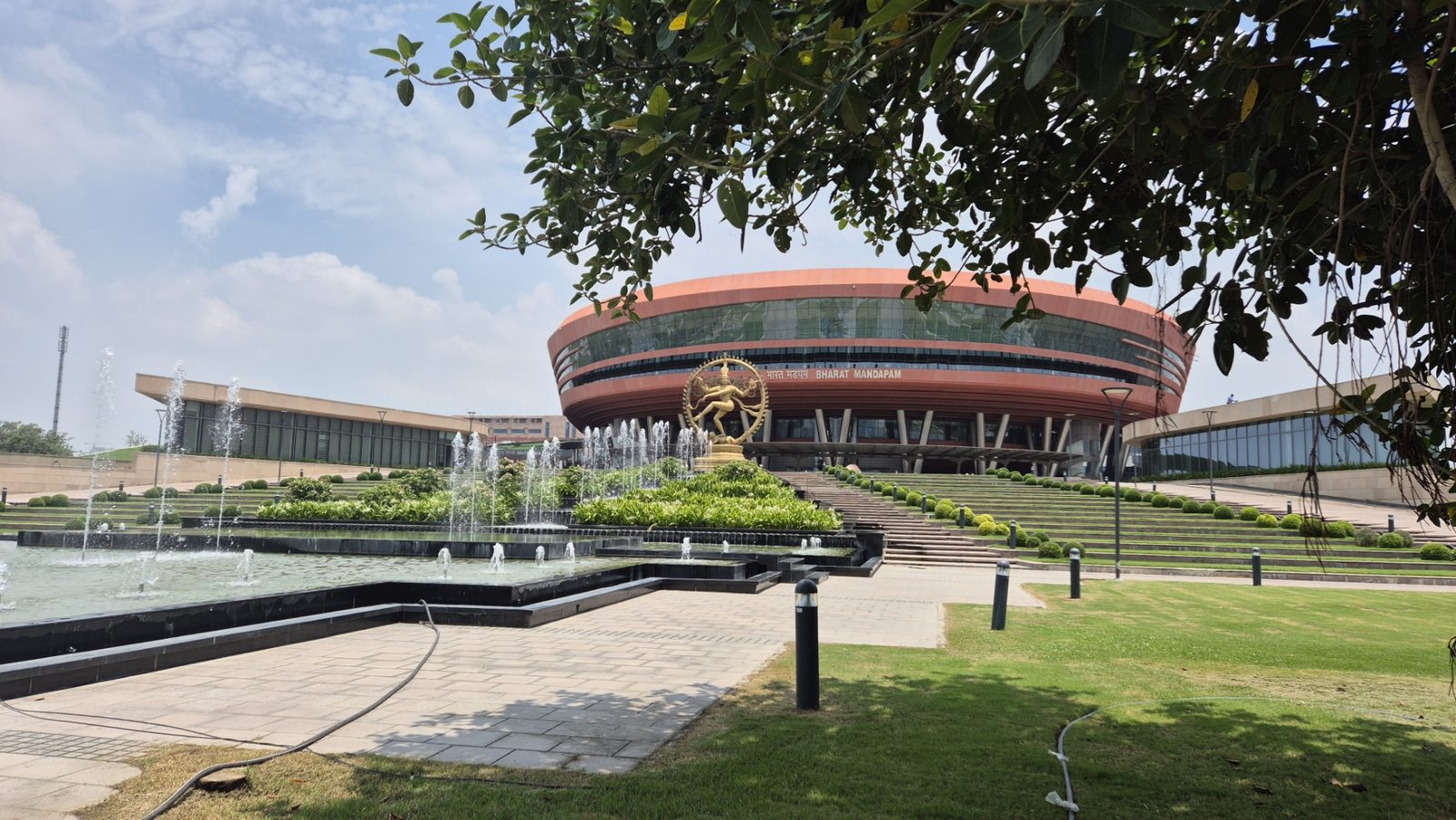 The Bharat Mandapam convention centre in New Delhi