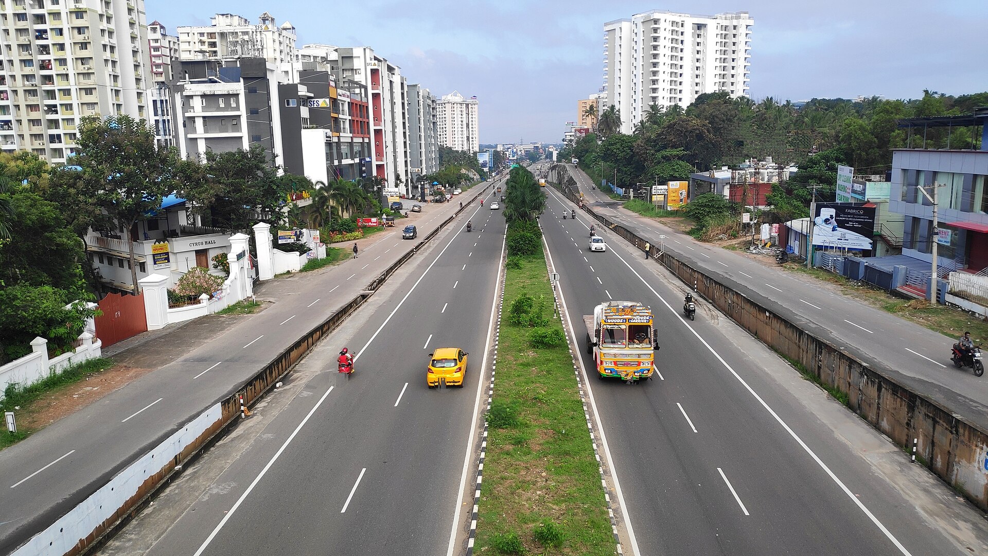 National Highway 66, the Mumbai-Goa route, in Karnataka