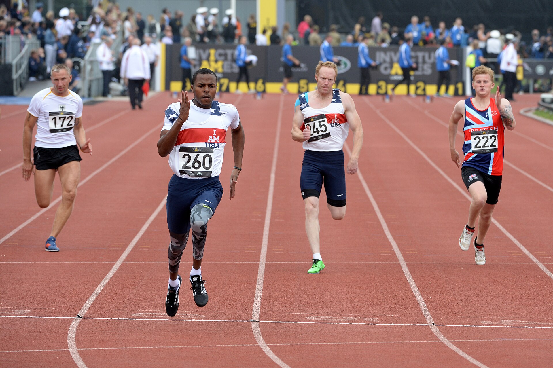 Competitors at the Invictus Games