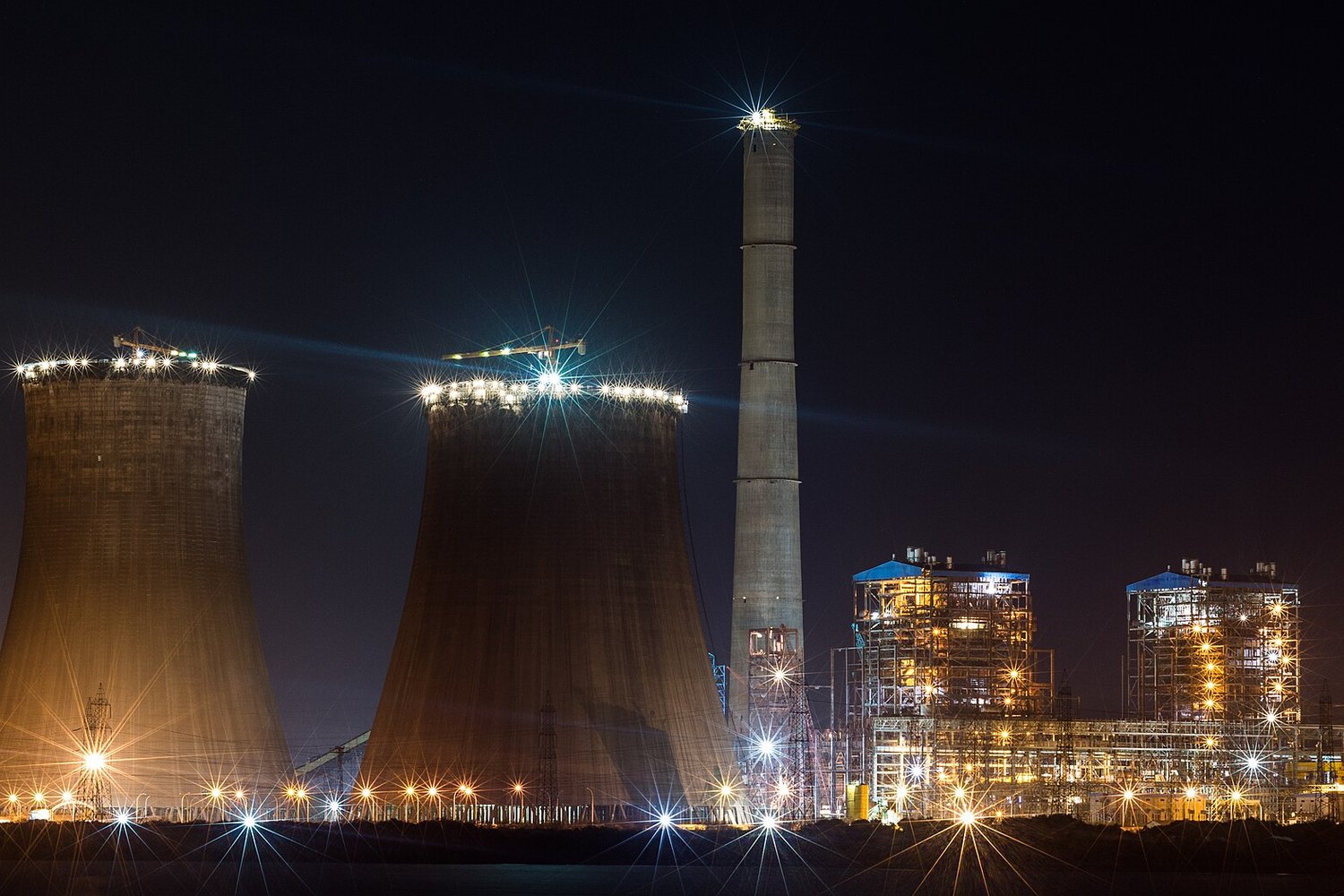 A coal-fired power station