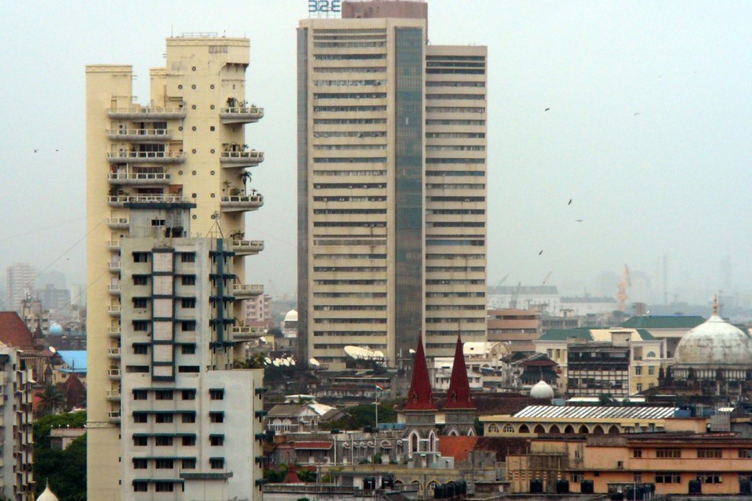 The Bombay Stock Exchange in Mumbai