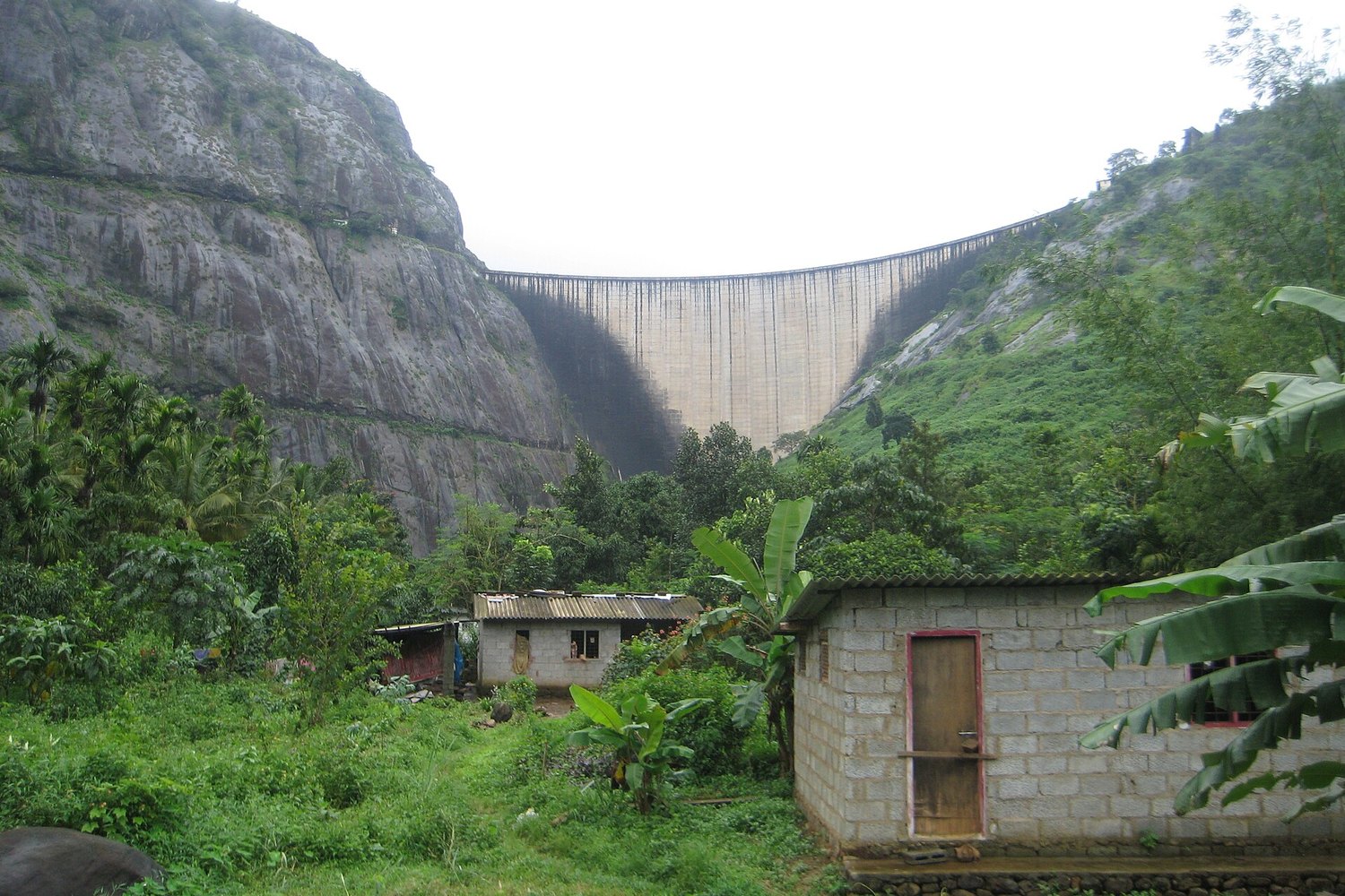 A hydroelectric dam in Kerala